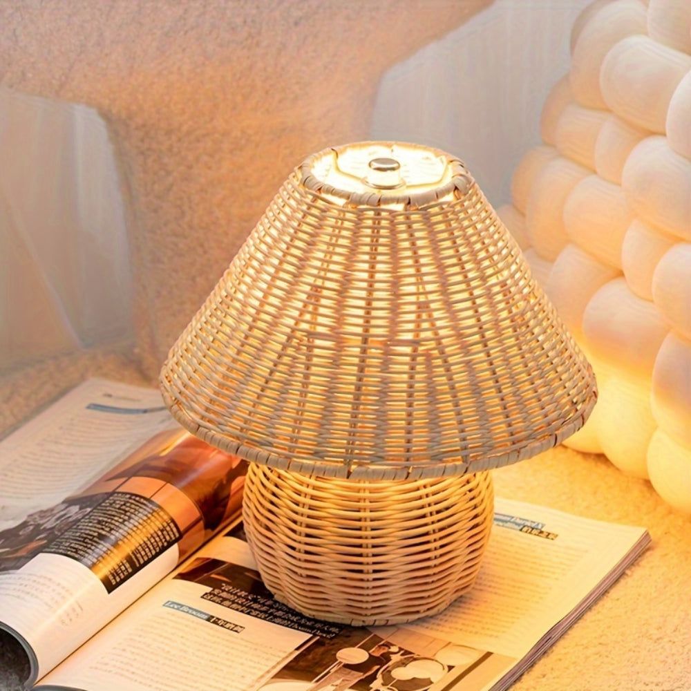 Noya Rattan Table Lamp Home Decor