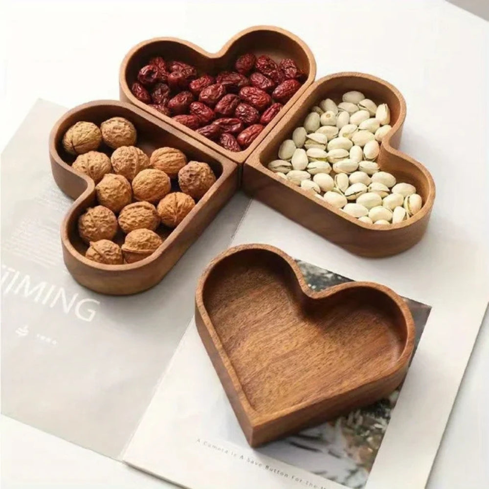 Rustic Heart Snack Tray Collection