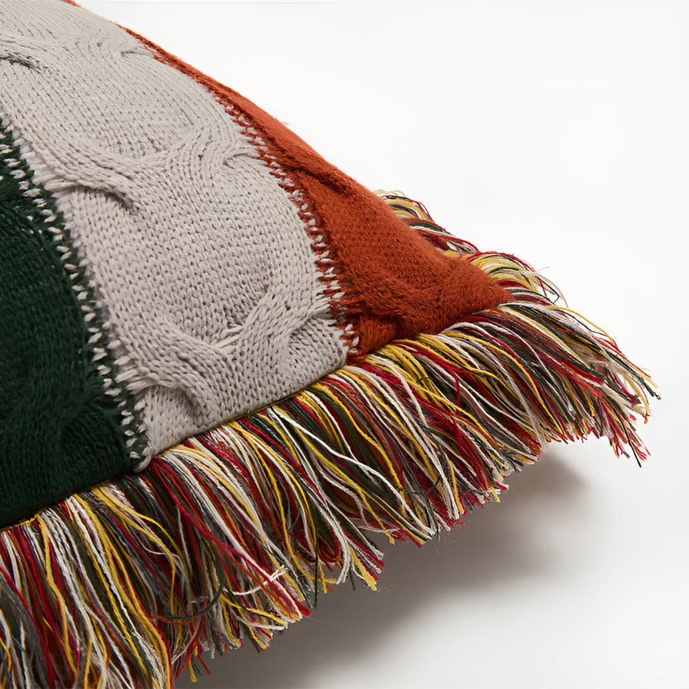Colorful Radiance Knit Cushion