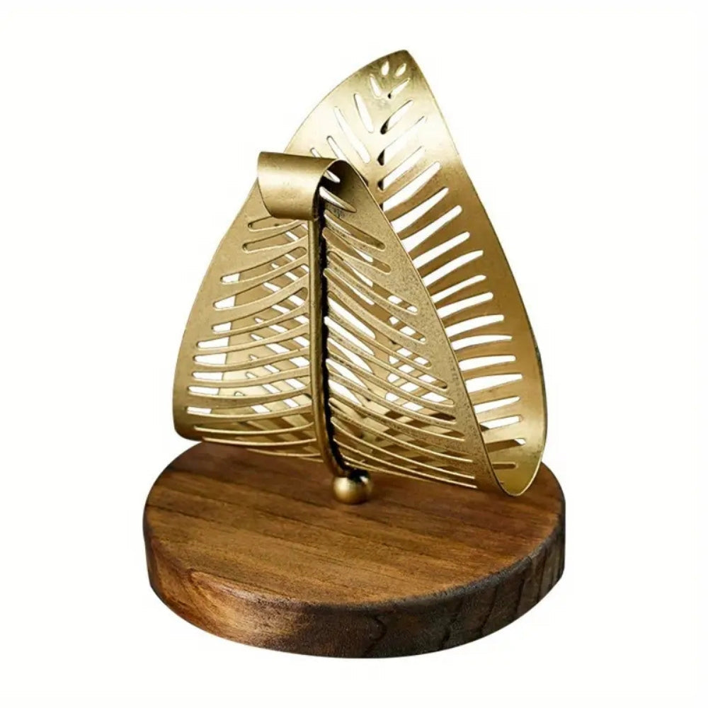 Iron Leaf Shape Tissue Holder