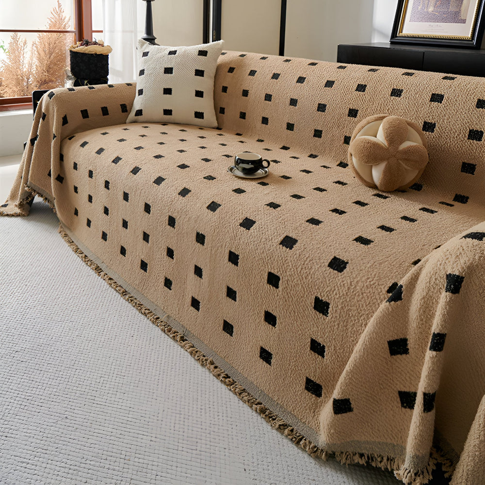 Square Matrix Sofa Cover