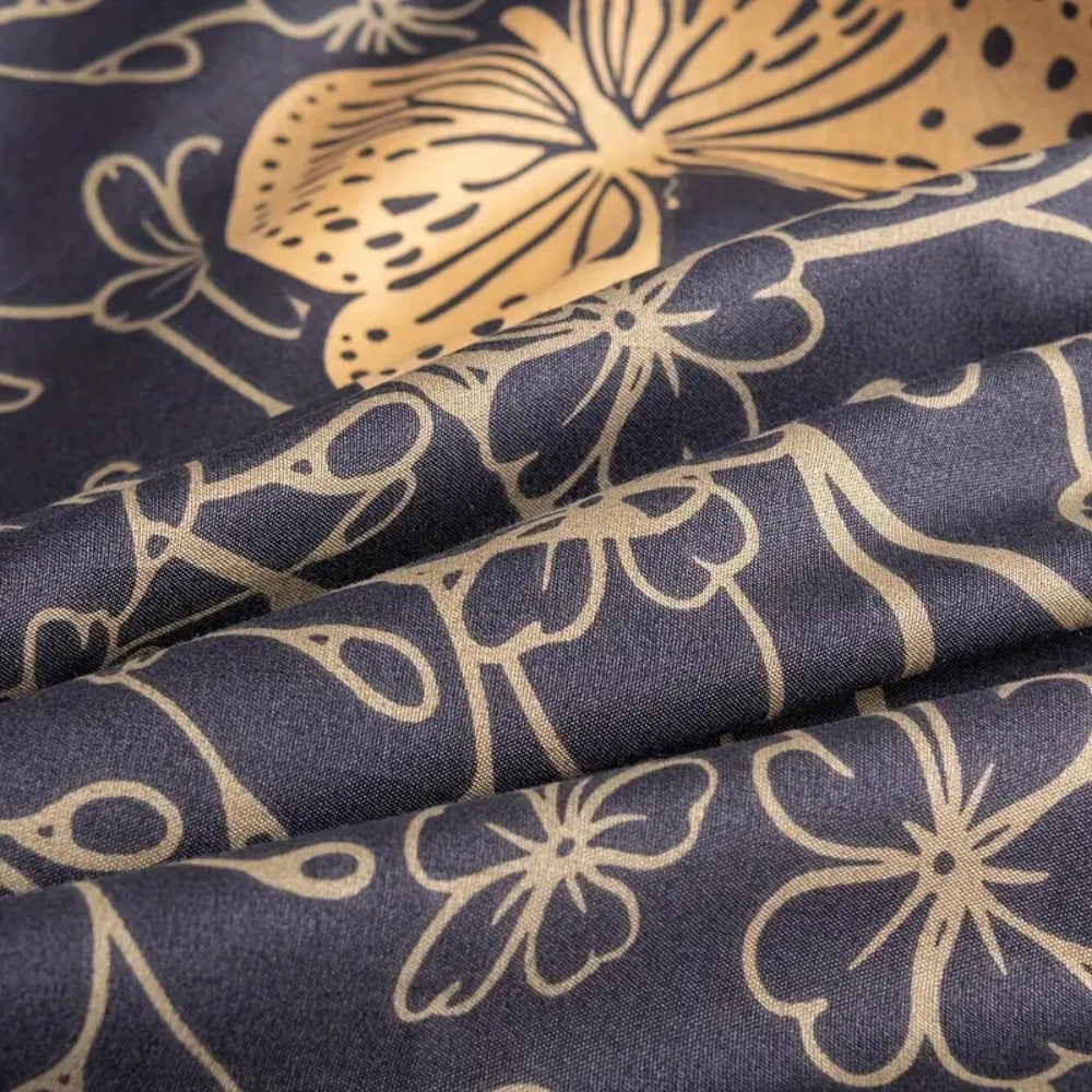 Valora Midnight Butterfly Duvet Cover