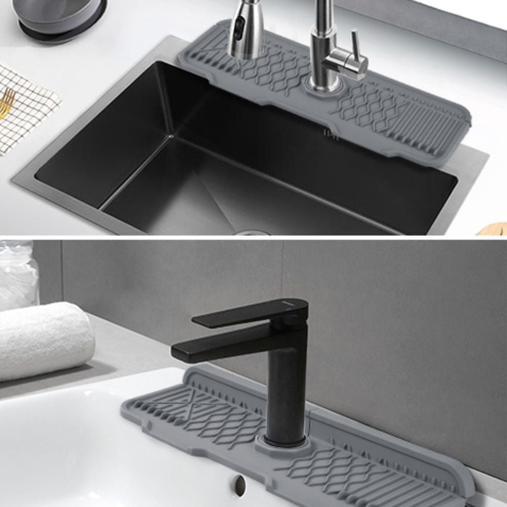 Aqua Slope Rubber Faucet Sink Mat