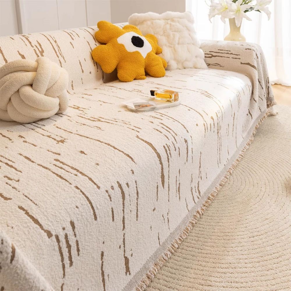 Driftwood Tassel Sofa Cover