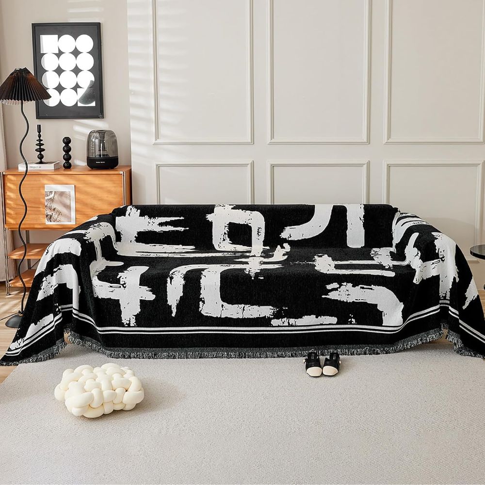 Brushstroke Art Sofa Cover