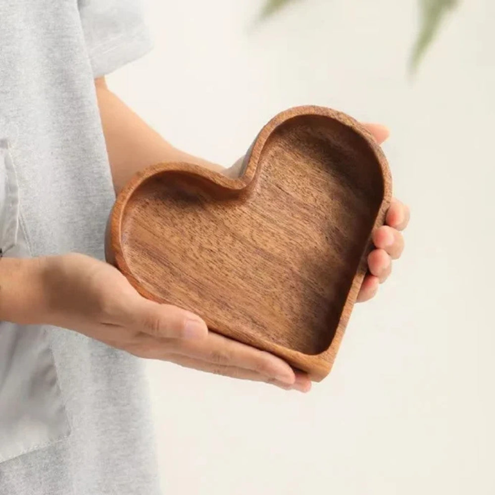 Rustic Heart Snack Tray Collection