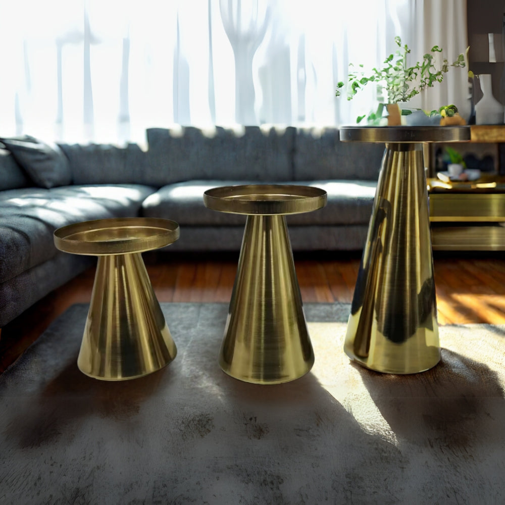 Elegant Brass Candle Holders