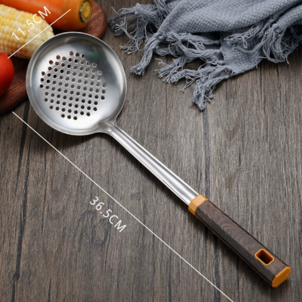 Wood Grain Stainless Steel Utensils