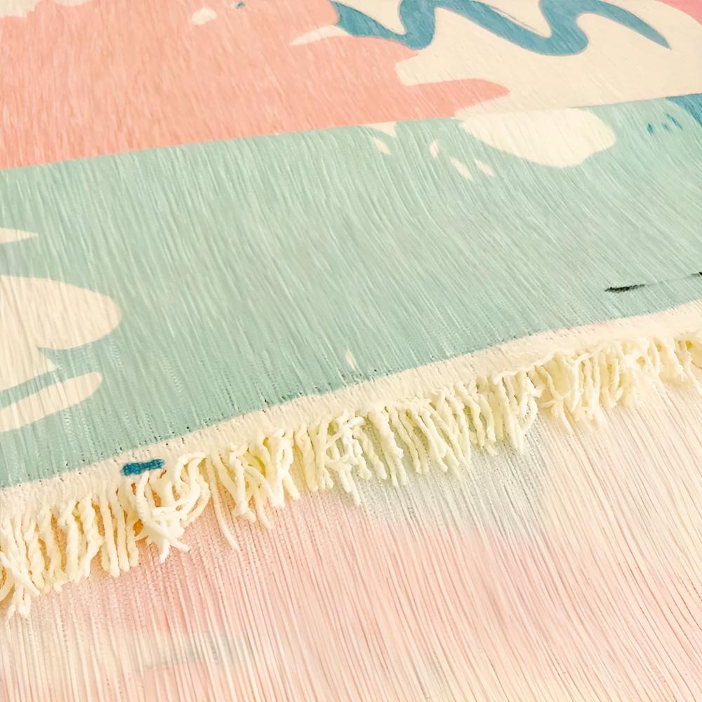 Whimsical Watercolor Sofa Cover