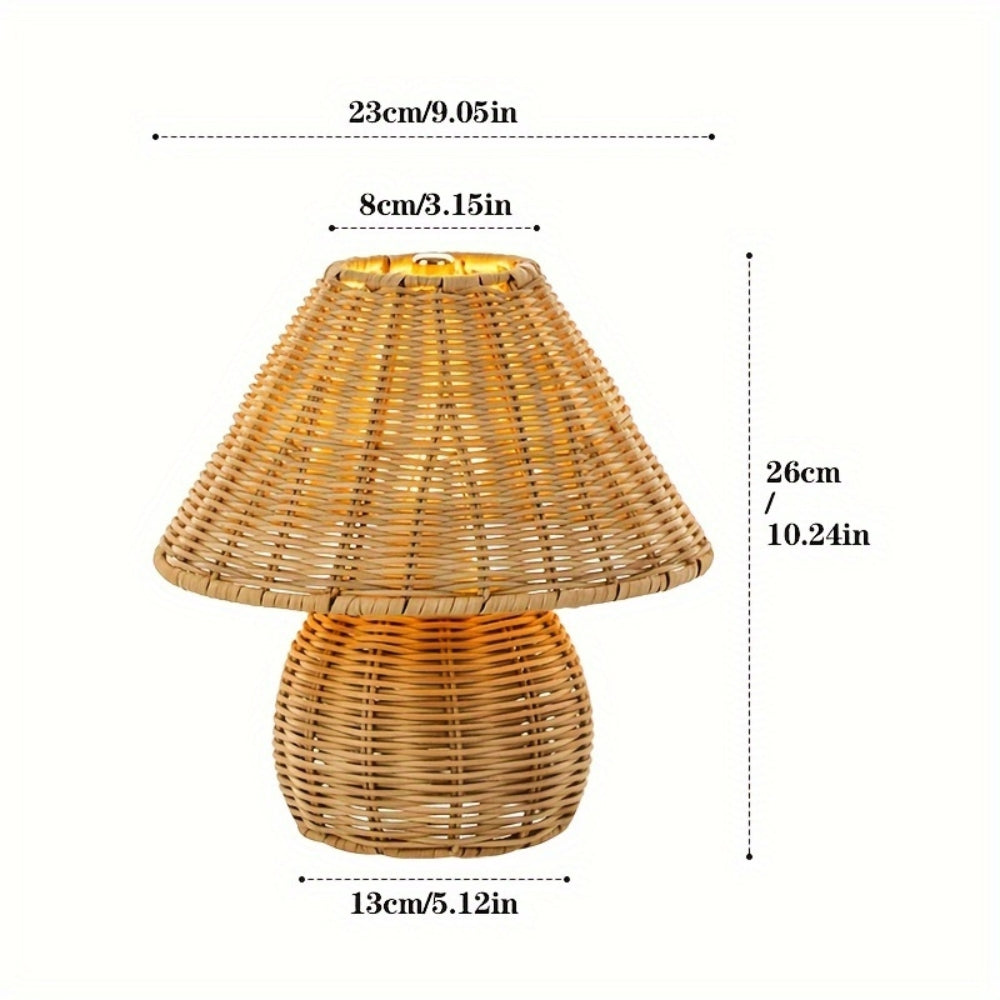 Noya Rattan Table Lamp Home Decor