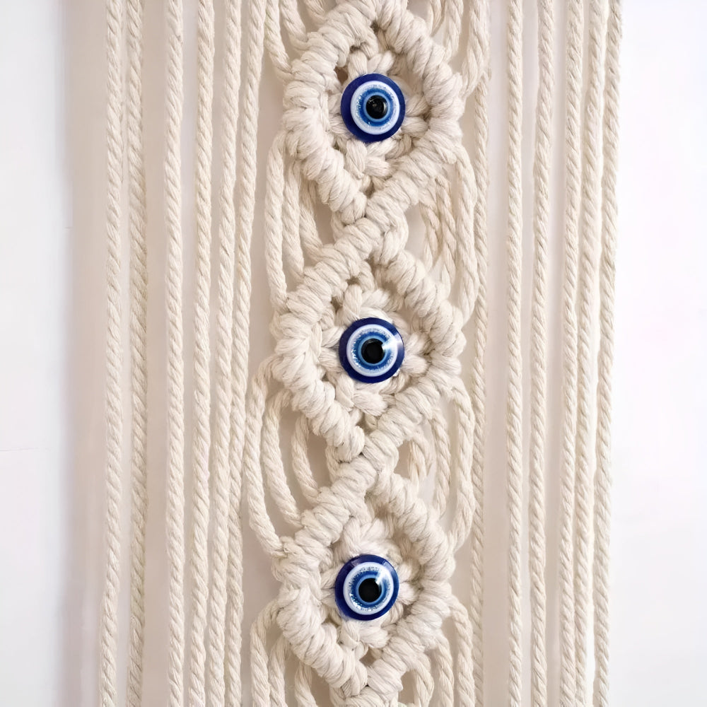Eye-Beads Bohemian Macrame Wall Decor