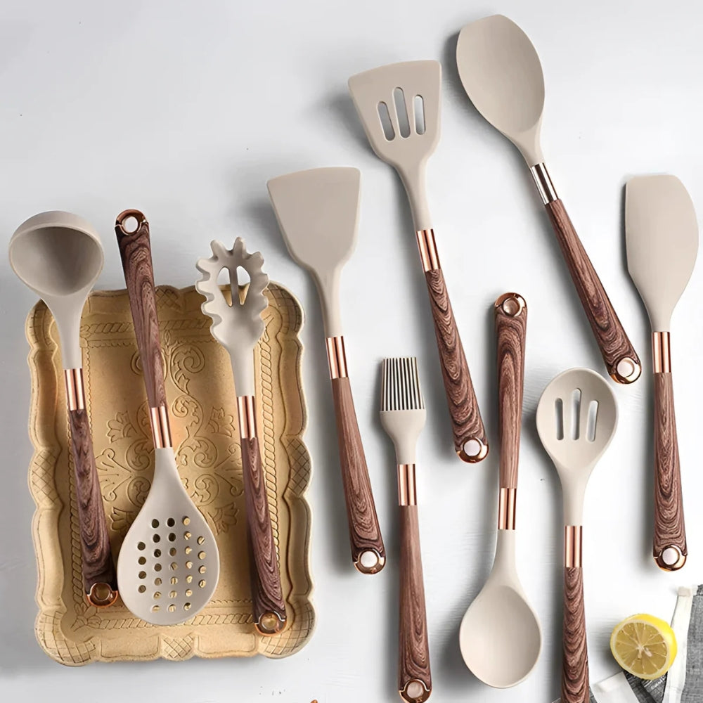 Luxe Silicone Cooking Utensils