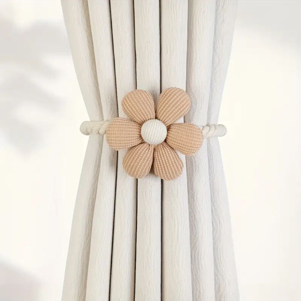 Delicate Flower Magnetic Curtain Tie Back