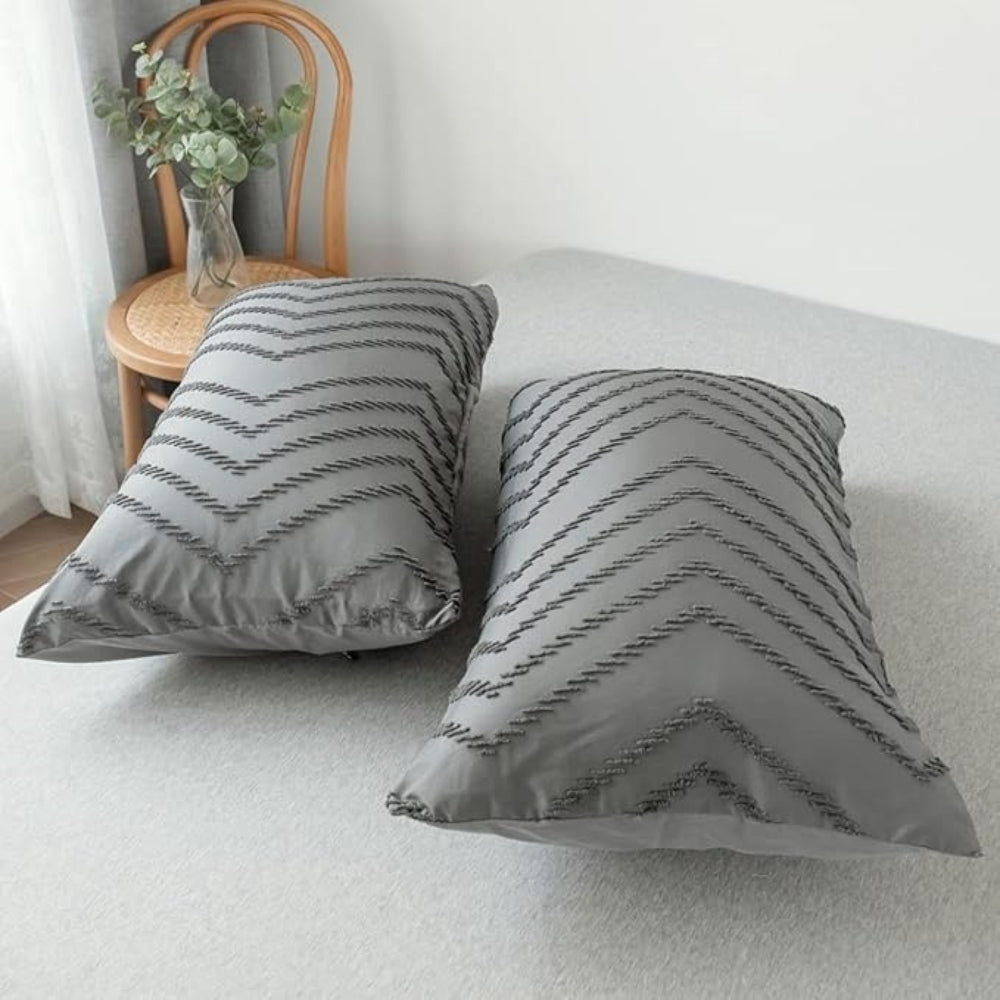 Chevron Plush Quilt Cover