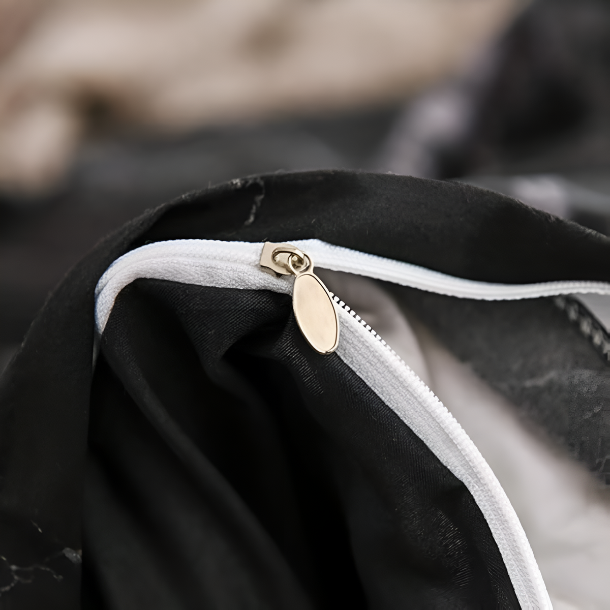 Luxe Black Marble