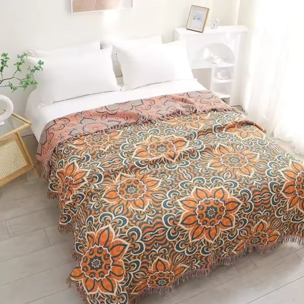Sienna Sun Cotton Blanket
