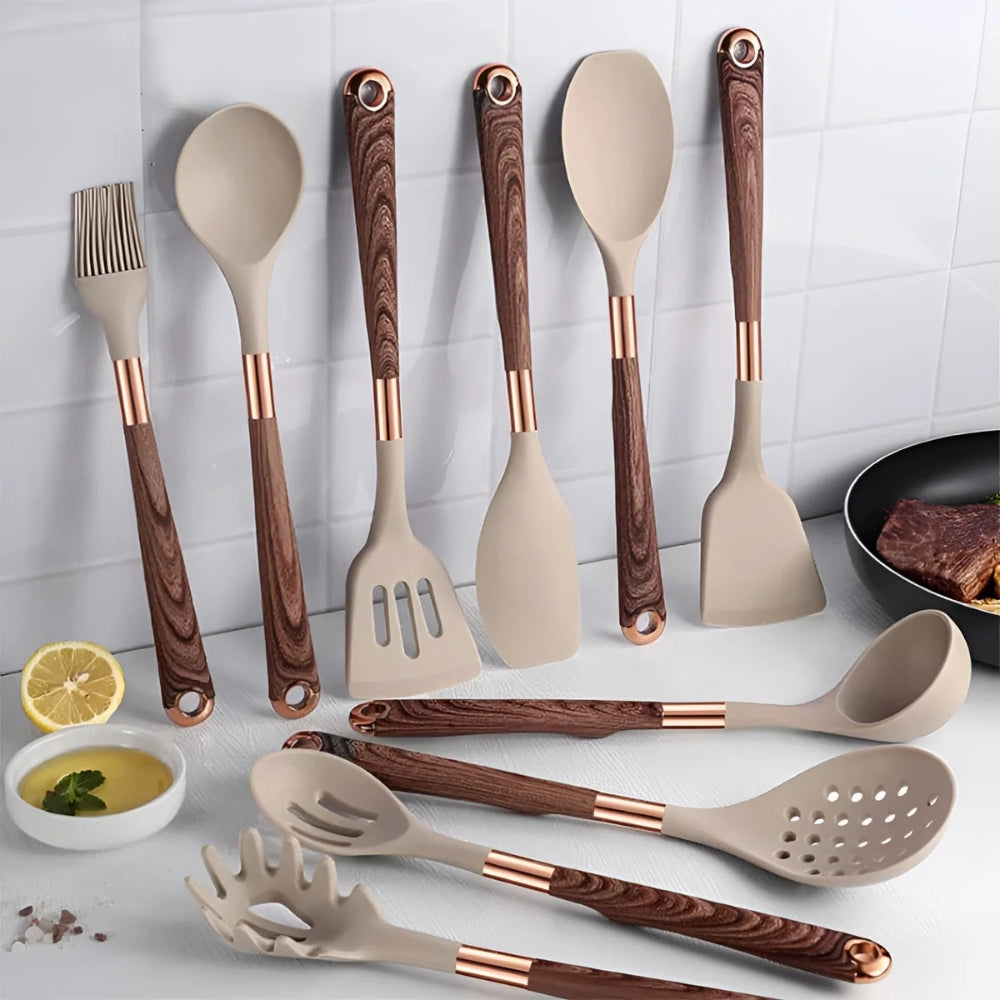 Luxe Silicone Cooking Utensils