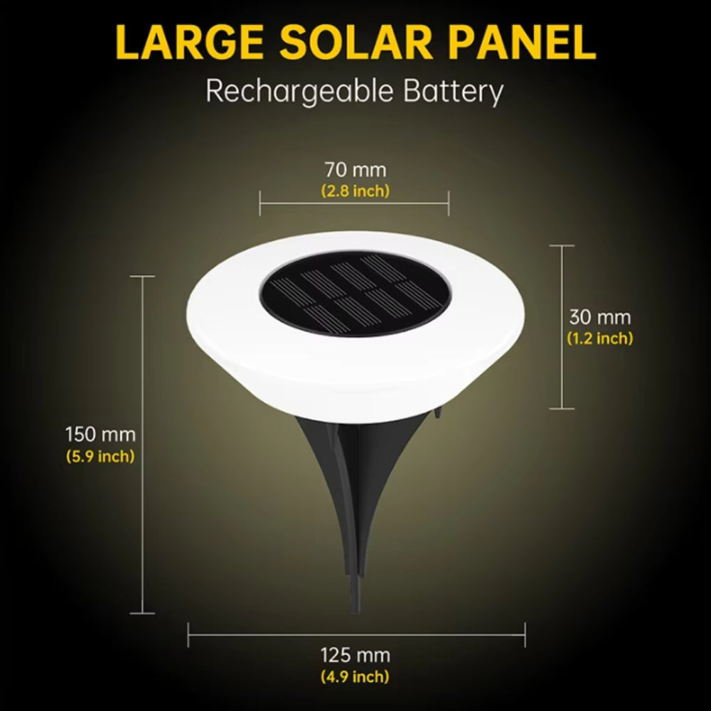 Solar LED outdoor pathway lights