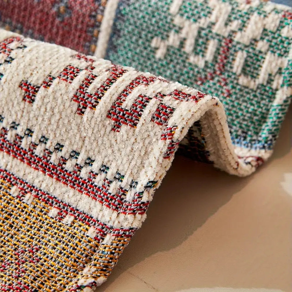 Geneva Boho Knitted Sofa Cover