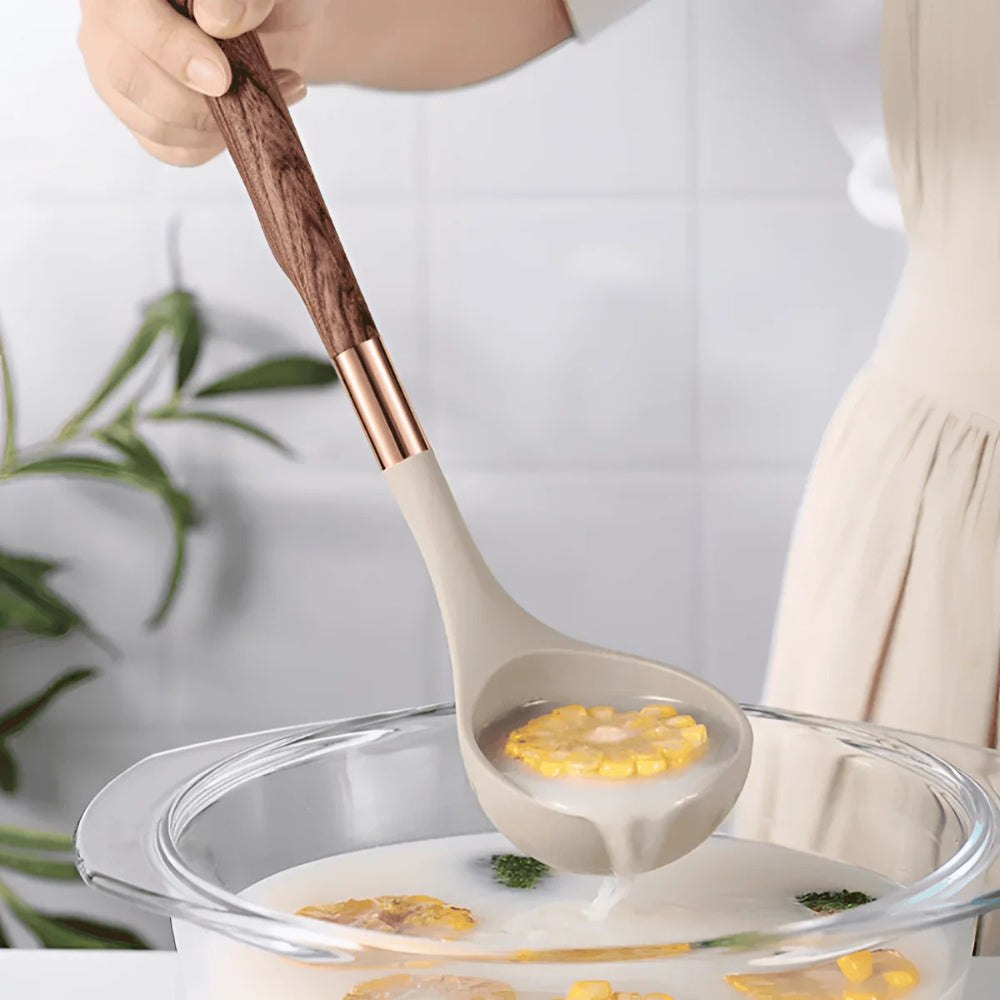 Luxe Silicone Cooking Utensils