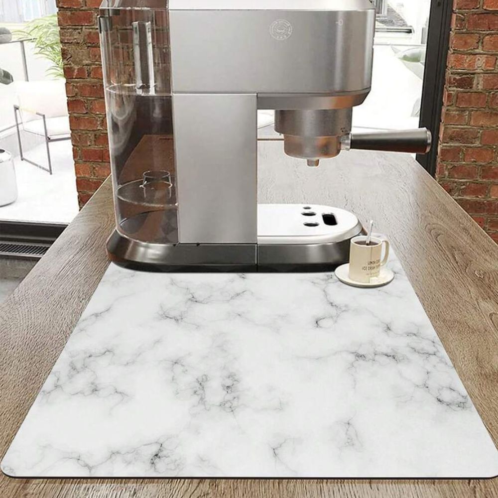 Marble Print Dish Drying Mat