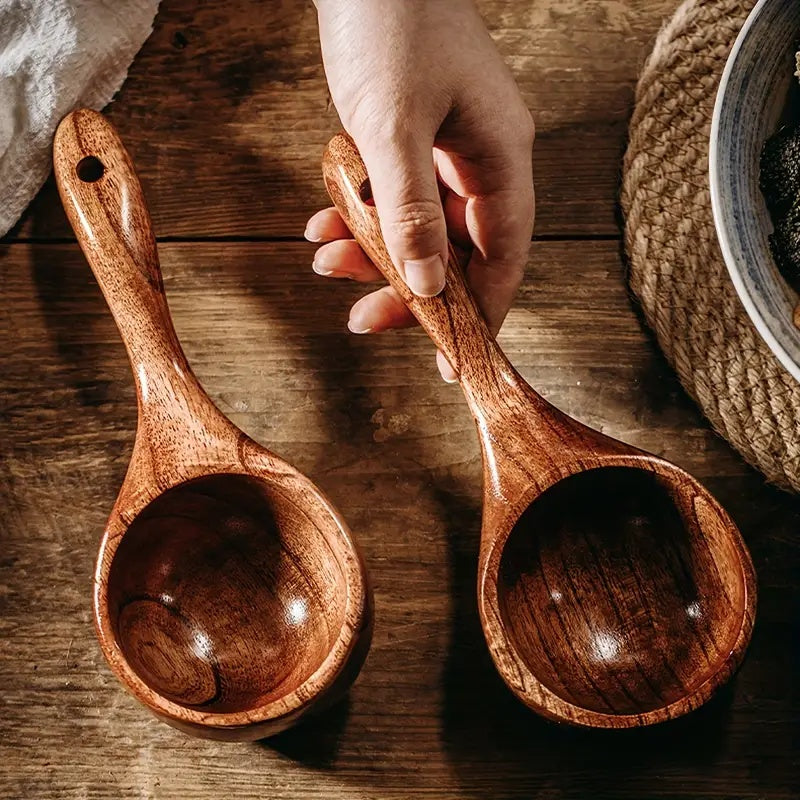 Large Wooden Multi-Purpose Scoop - 1pc