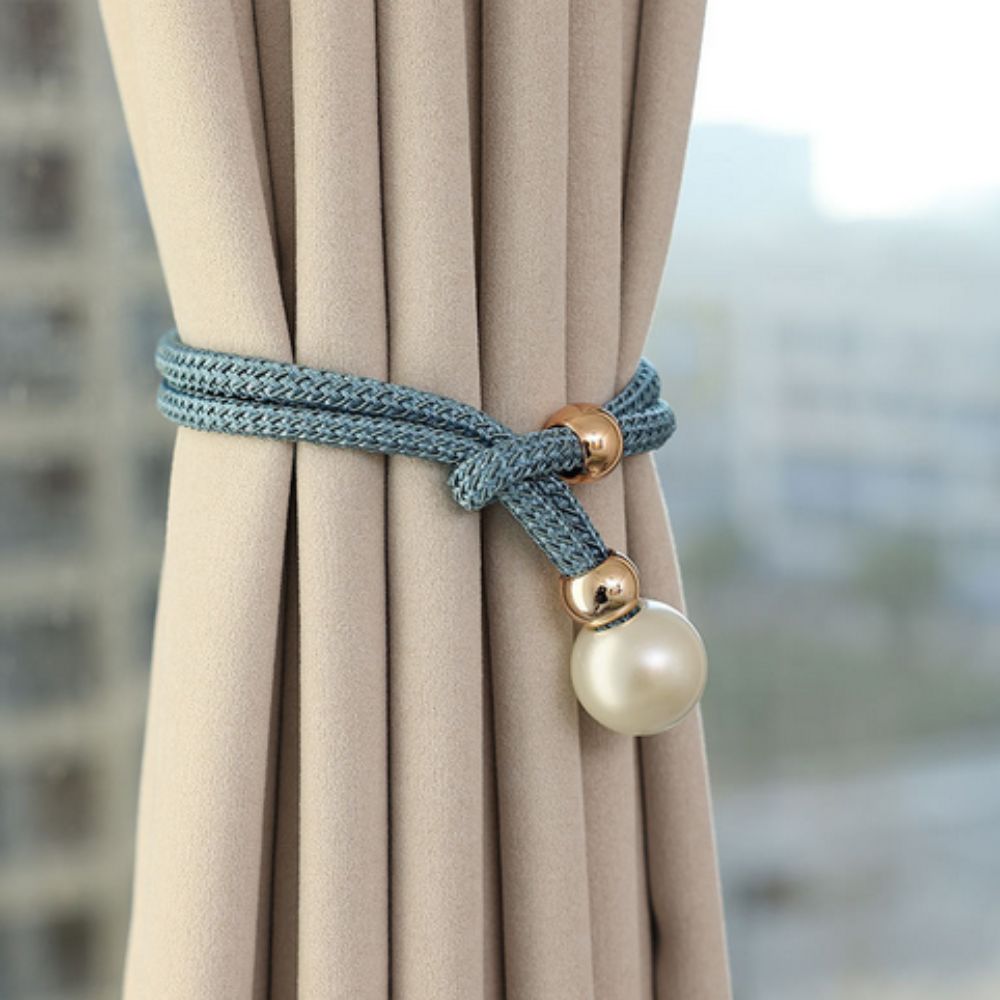 Lustrous Pearl Curtain Tie Back