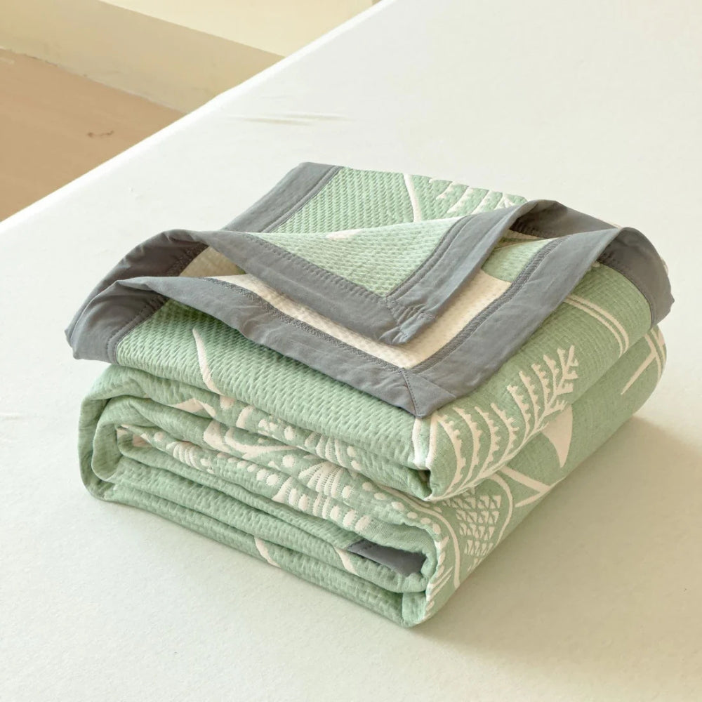 Aurea Reversible Cotton Gauze Blanket