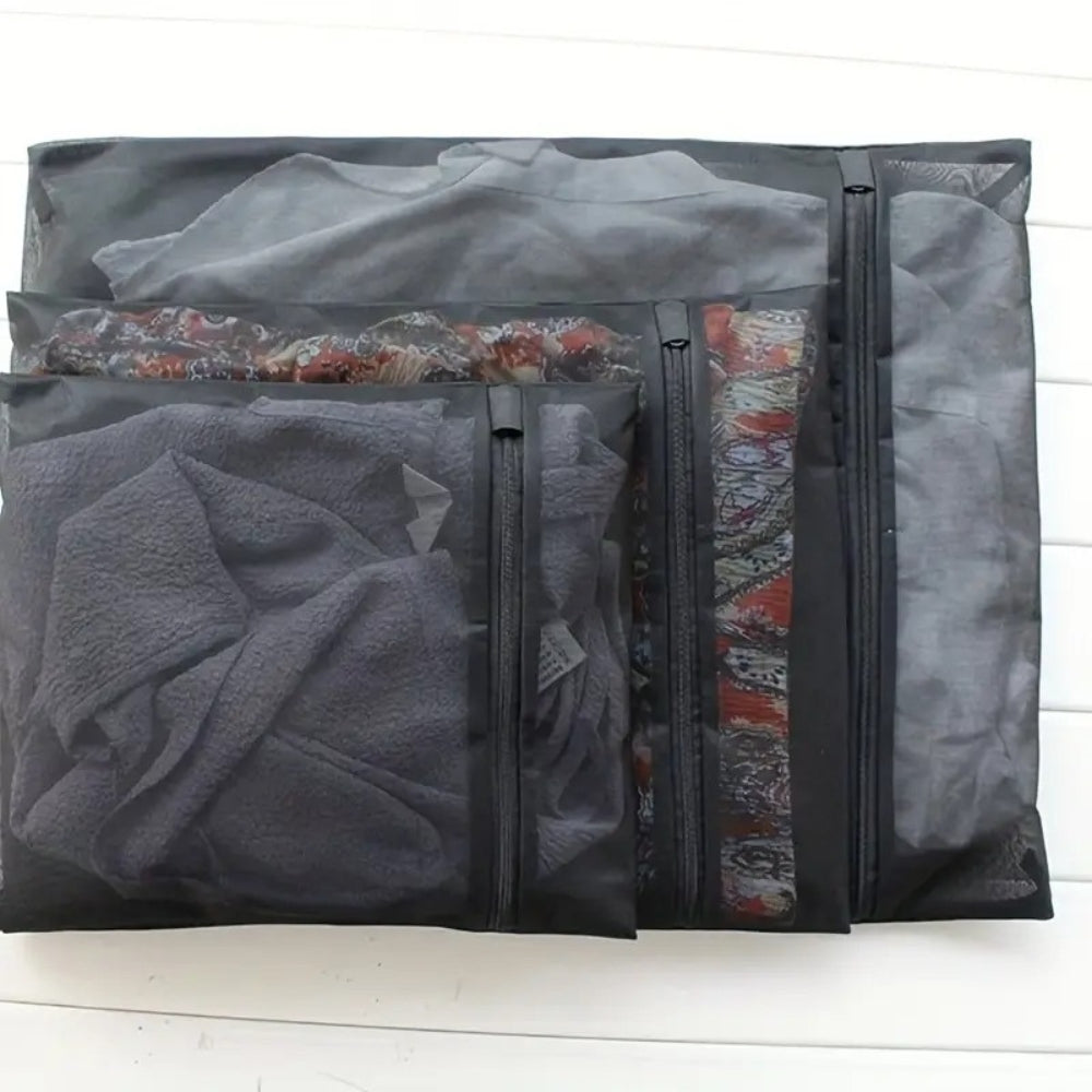 Black Care Mesh Laundry Bag