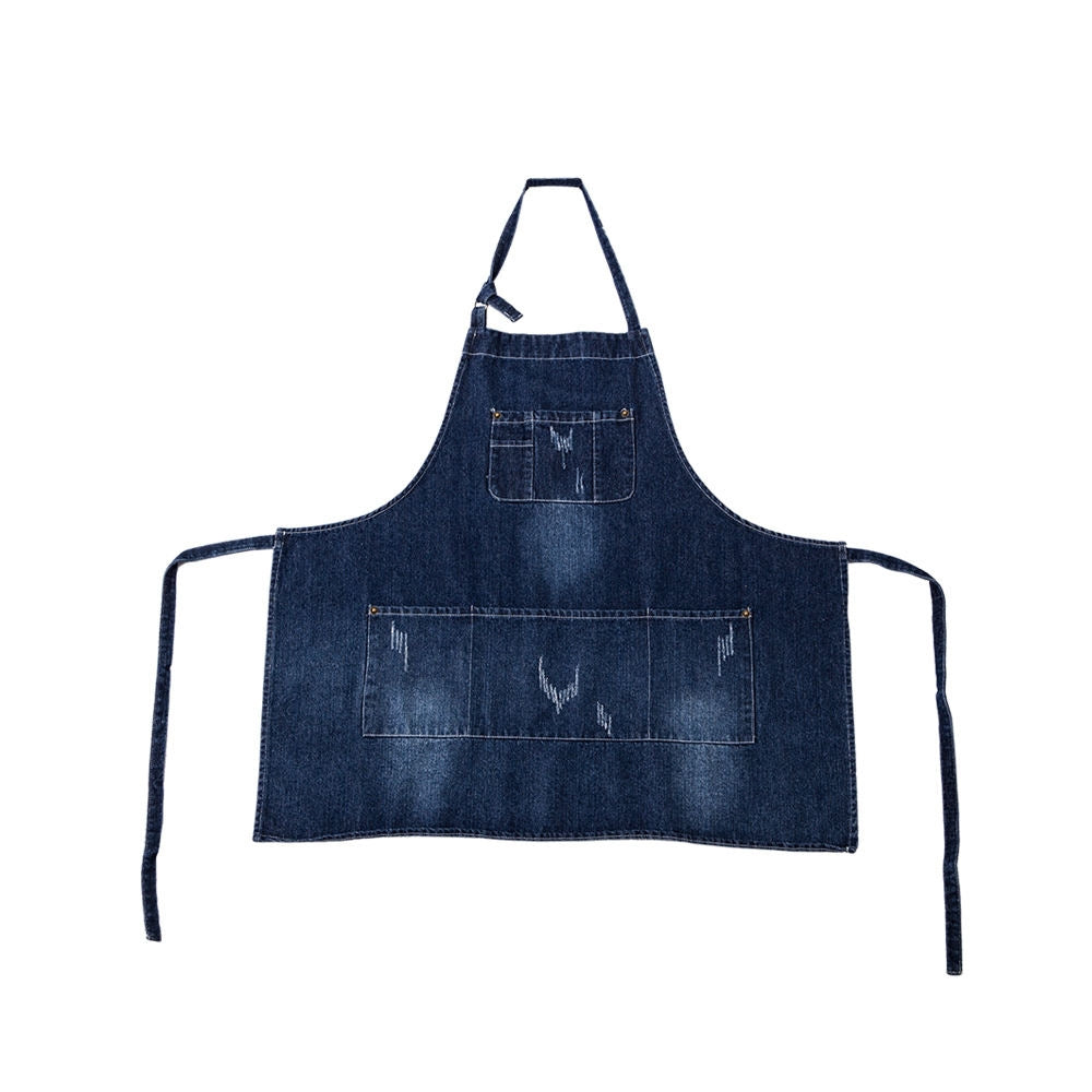 Classic Blue Denim Pocket Apron
