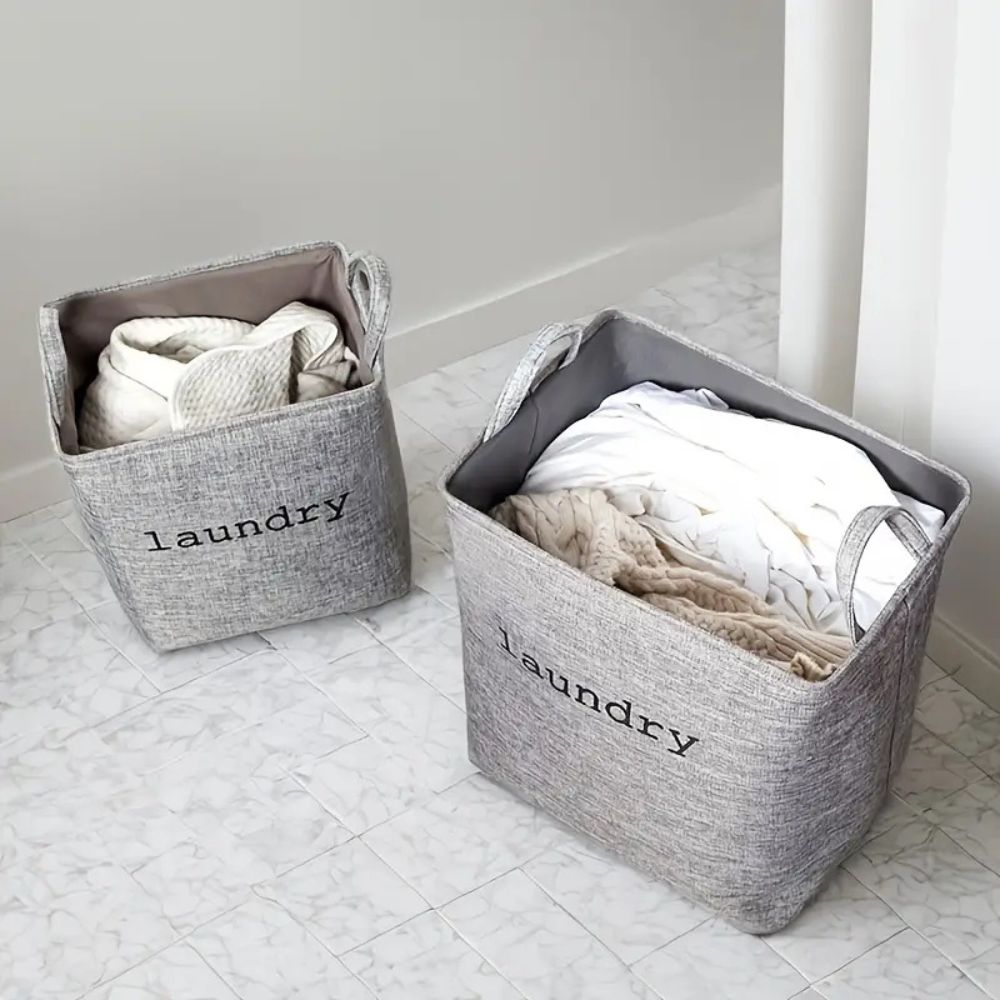Cozy Cube Laundry Basket