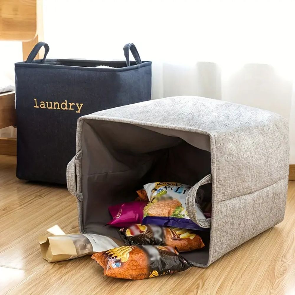 Cozy Cube Laundry Basket