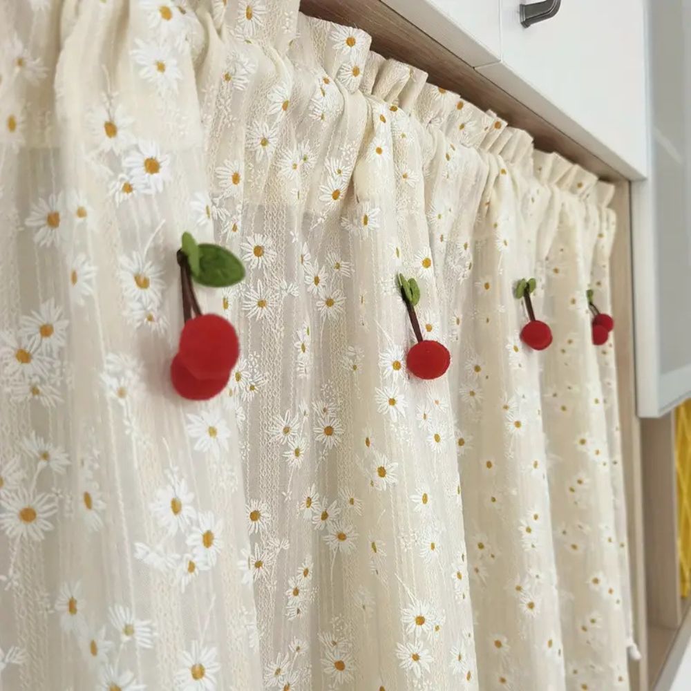 Daisy Breeze Cabinet Curtain