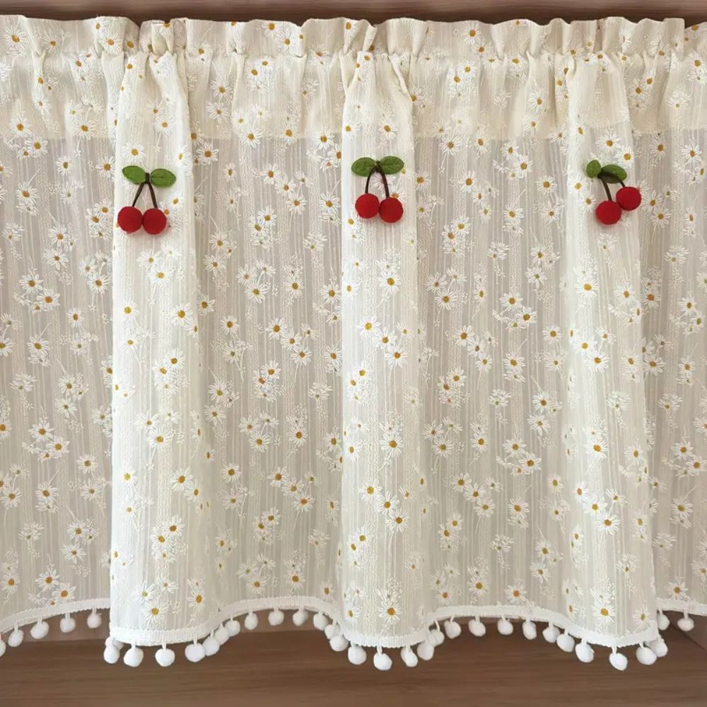 Daisy Breeze Cabinet Curtain