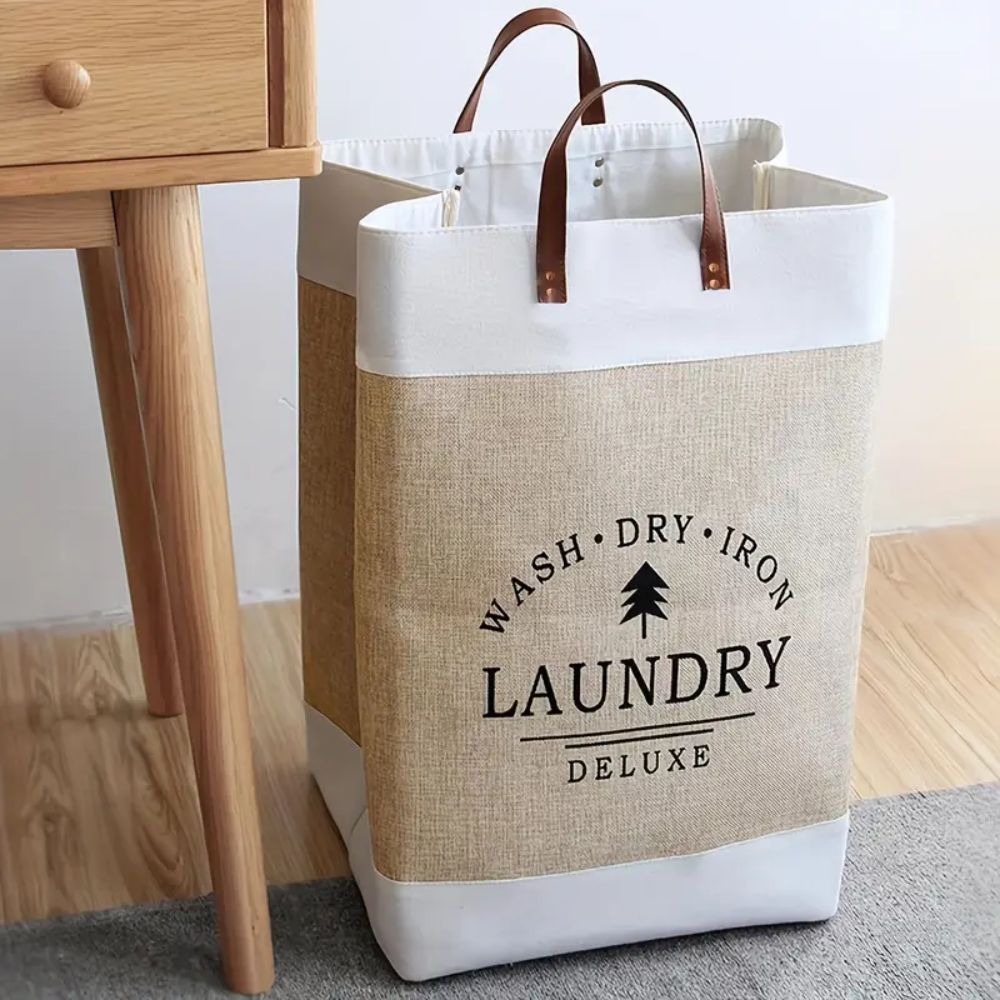 Deluxe Freestanding Laundry Basket