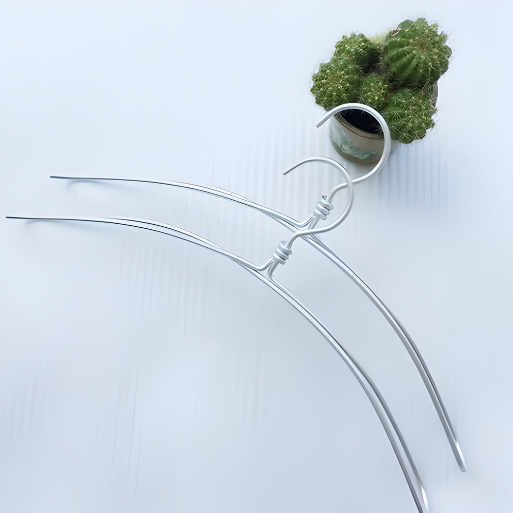 Extra Wide Sleek Aluminum Clothes Hanger