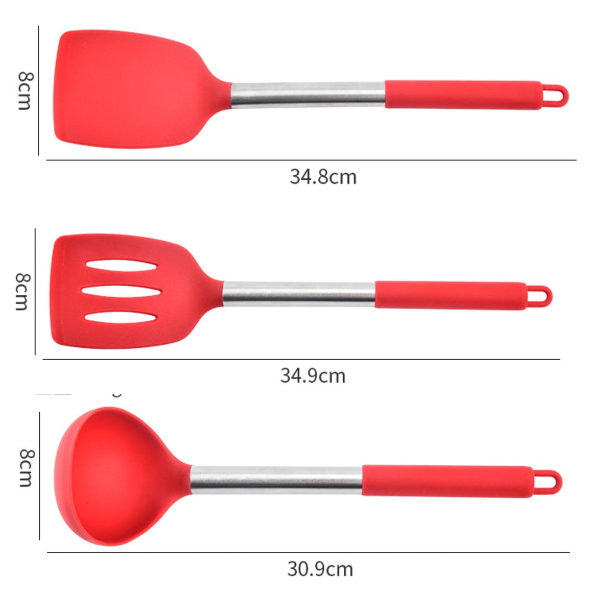 FlexiChef Silicone Kitchen Utensil Set