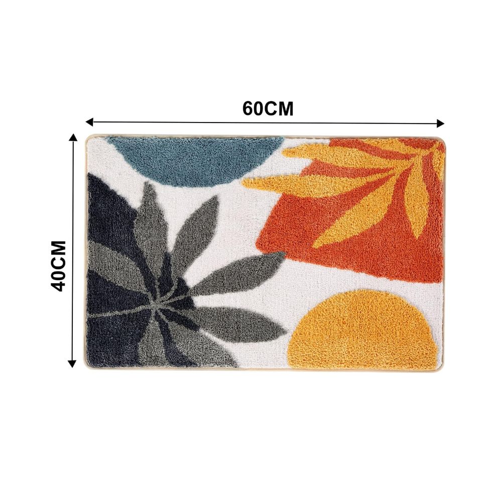 Floral Non-Slip Bathmat