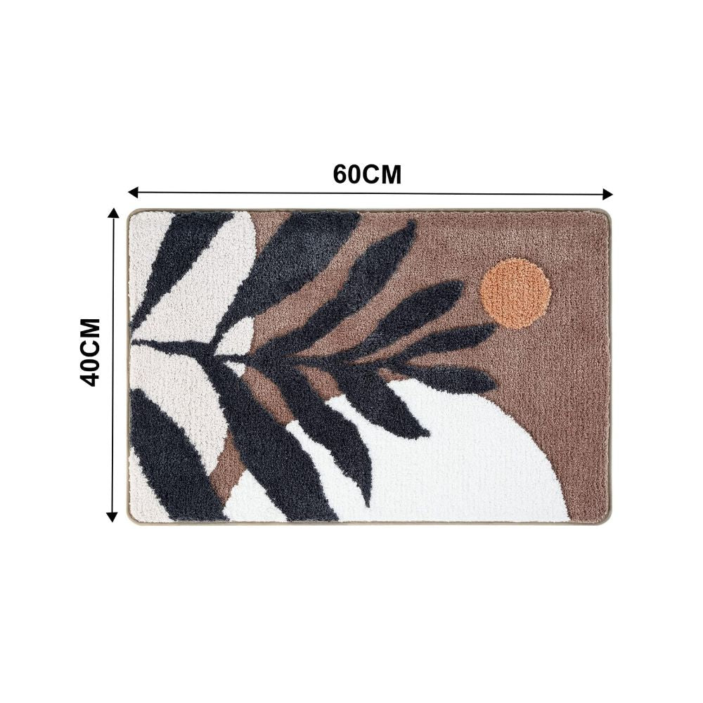 Floral Non-Slip Bathmat