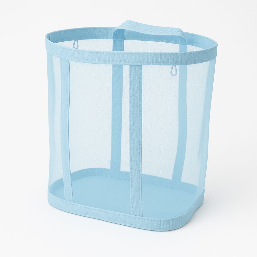 Foldable Mesh Laundry Basket