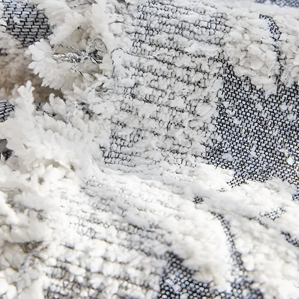 Leaf Fringed Lace Sofa Cover