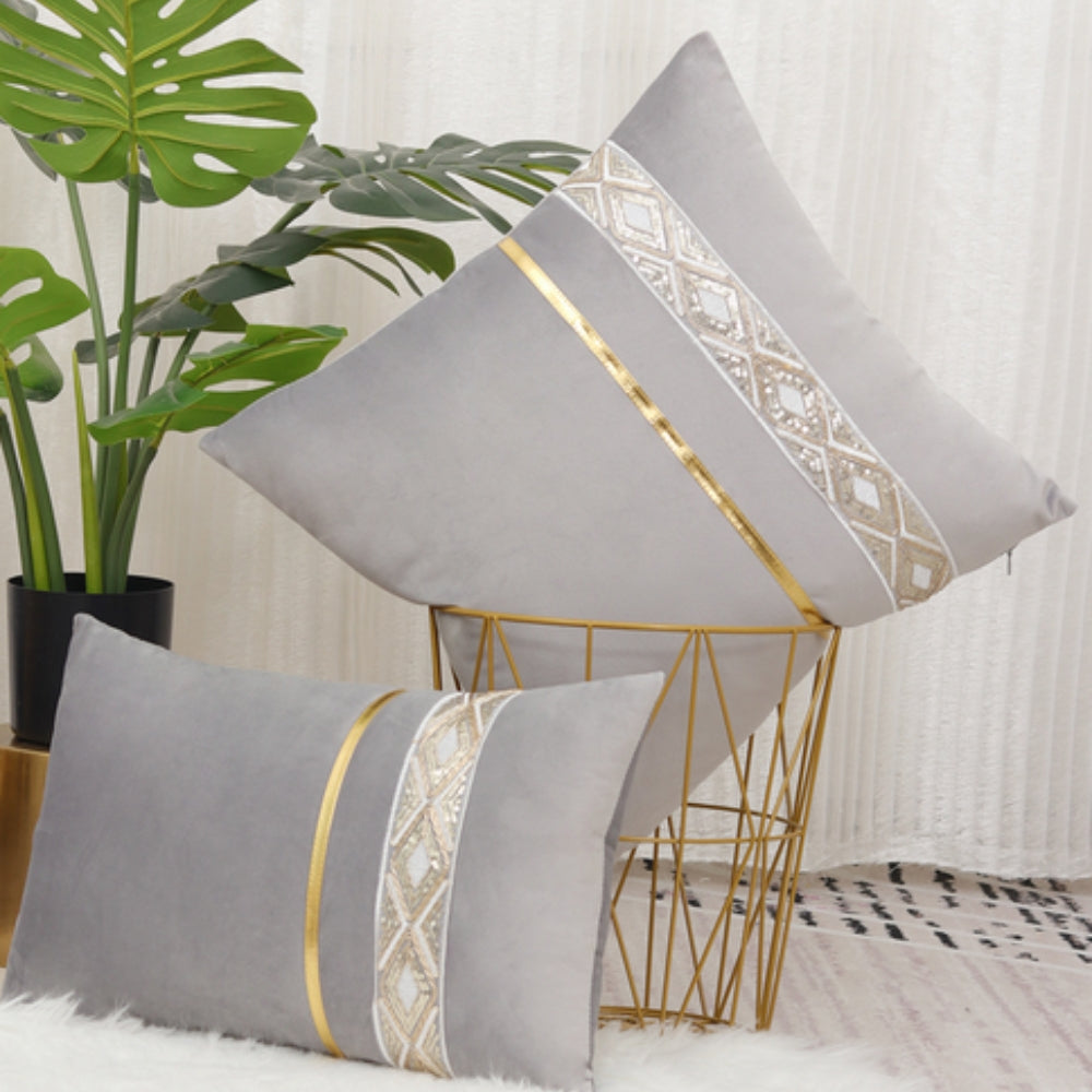 Luxe Stripe Cushion Cover
