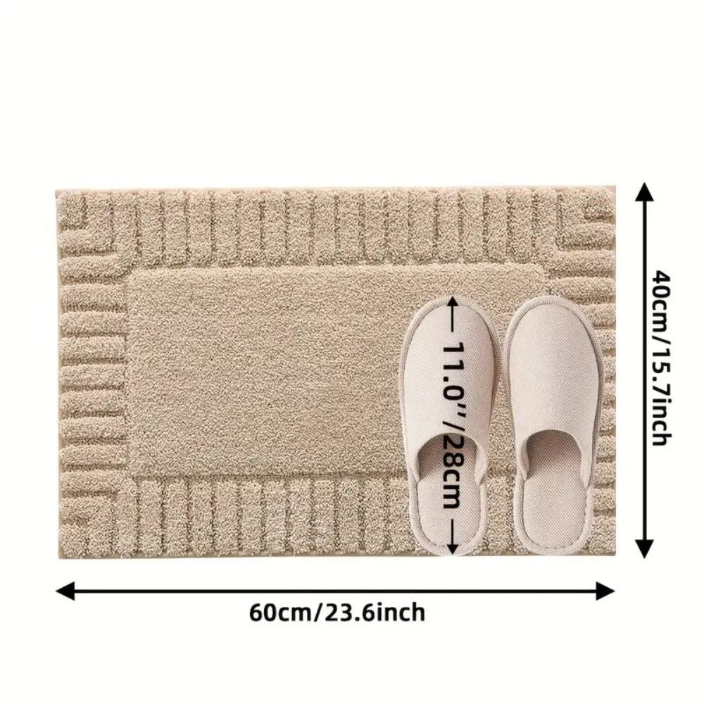 Minimalist Stripe Bath Rug Mat