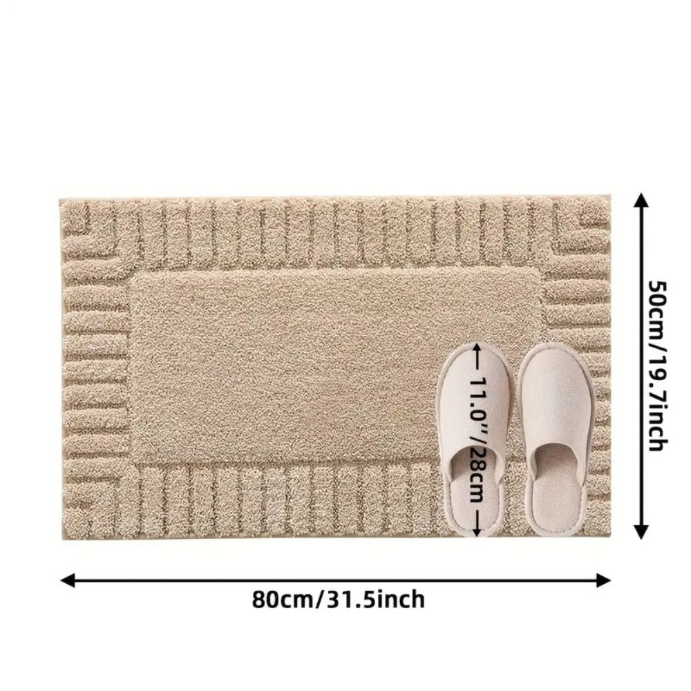 Minimalist Stripe Bath Rug Mat