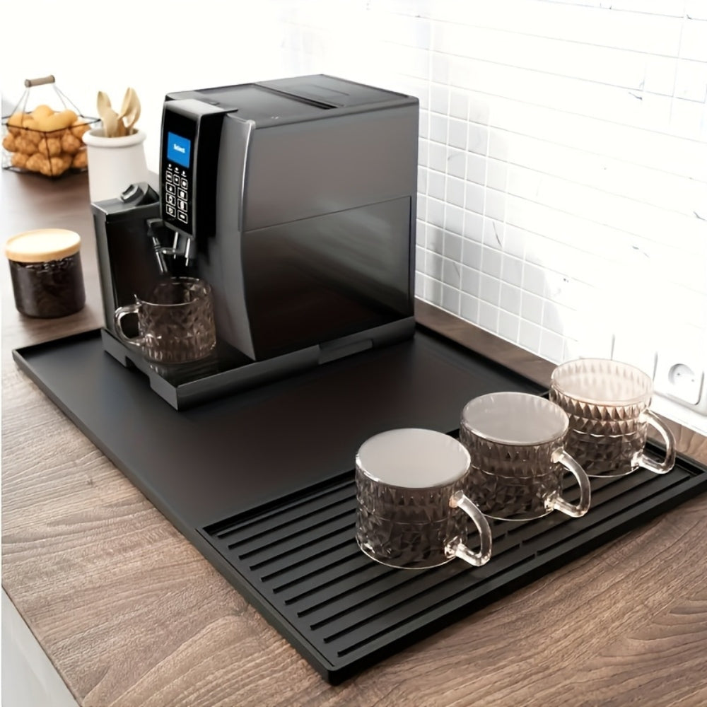 Multifunctional Silicone Coffee Bar Mat with Drainage