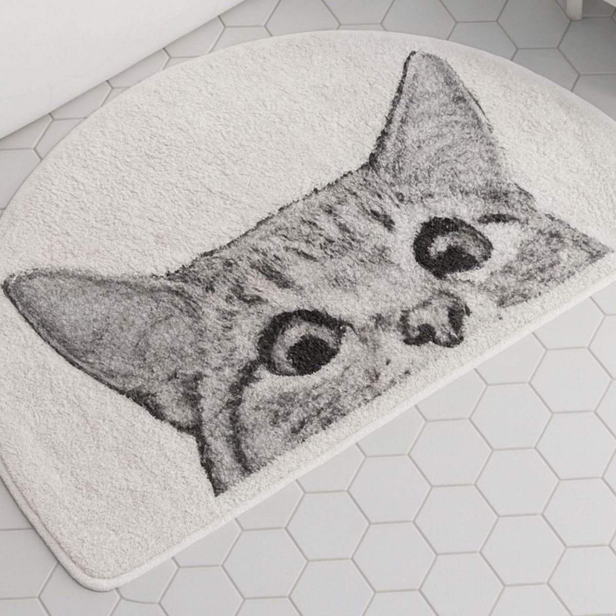 Peeping Kitty Bath Mat
