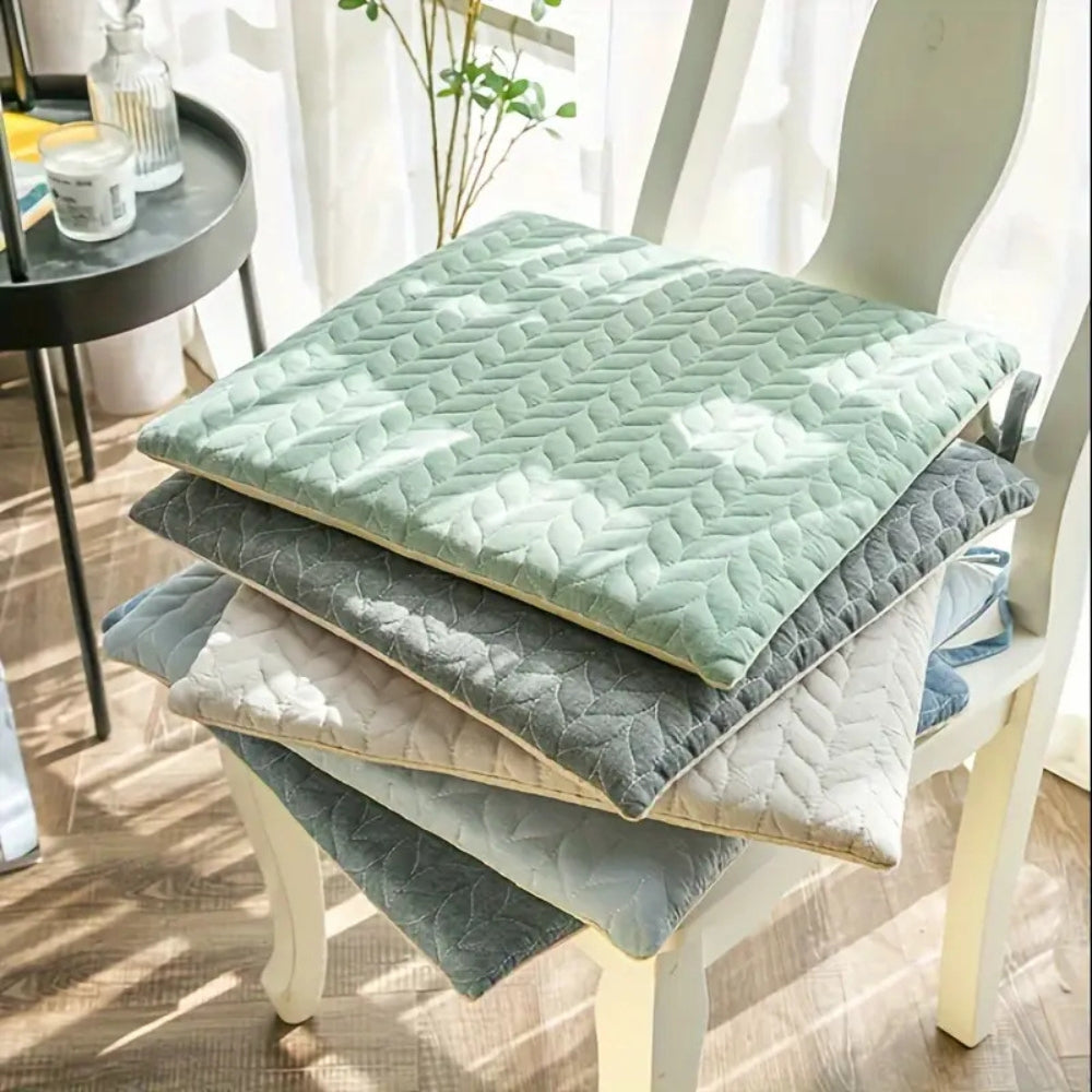 Quilted Japanese-Inspired Seat Cushion