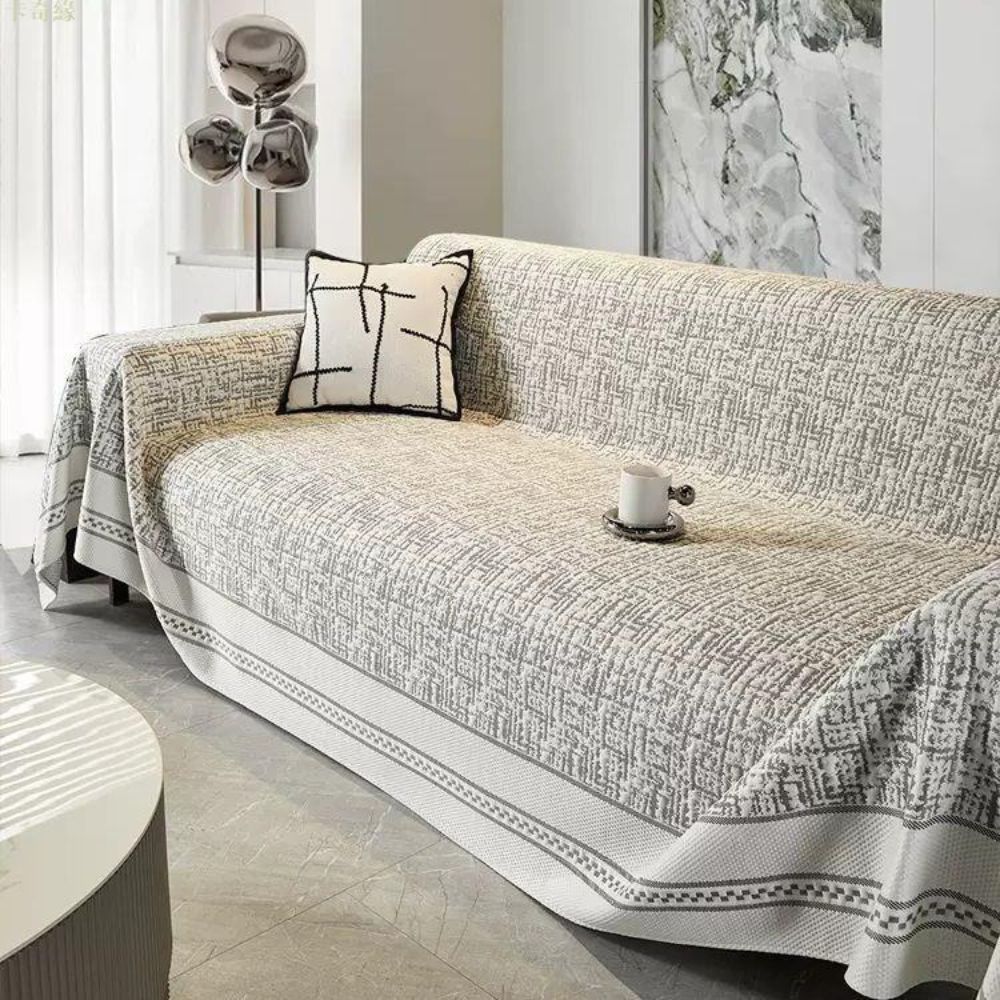 Sahara Sketch Chenille Sofa Cover