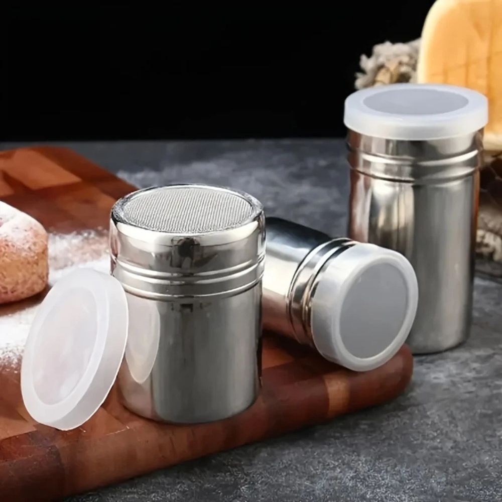 Silver Whirl Powder Shaker
