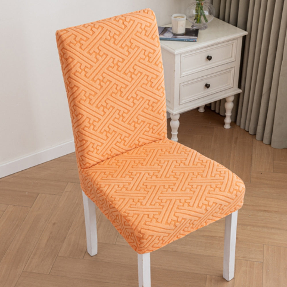 Silvra Elastic Lattice Dining Chair Cover
